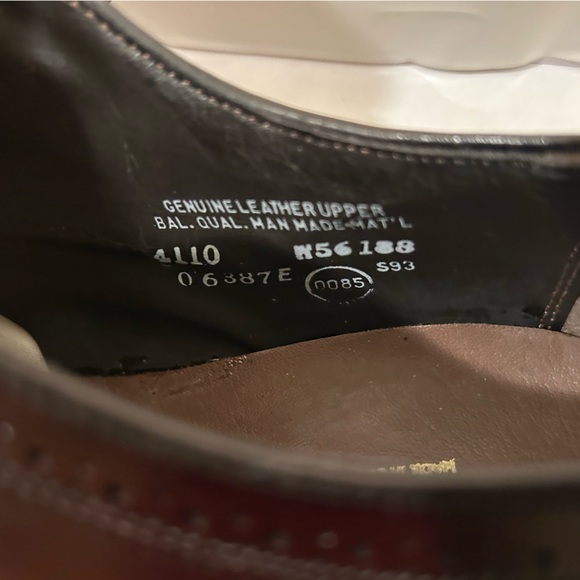 Oakwoods Vintage Deadstock Brown Wingtips Size 10.5 See description for Size - Picture 6 of 12